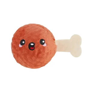 2-in-1 Squeaky Turkey Leg Dog Ball