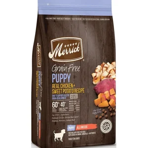 Merrick Grain-Free Puppy Chicken and Sweet Potato Dry Dog Food 10 lb