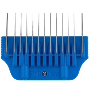 #2 3/8" Blue Wide Attachment Comb 10 mm by Zolitta
