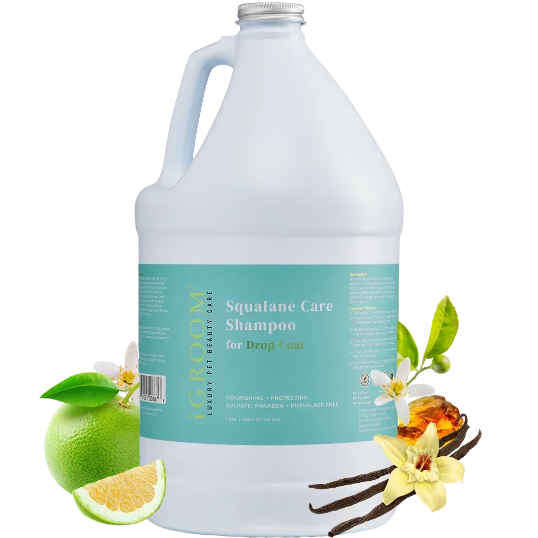 Squalane Care Shampoo Gallon by iGroom - Image 2