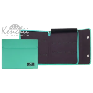 Faux Leather 10-Shear Case Turquoise by Kenchii