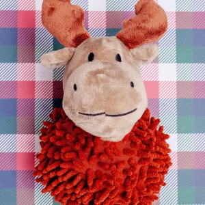 Moose Squeaky Spiker 2-in-1 Dog Toy
