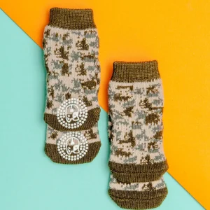 Non-Skid Dog Socks in Camo (FINAL SALE)