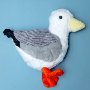 Animated Seagull Plush Dog Toy