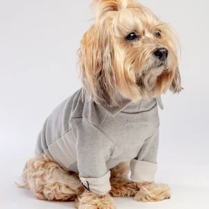 High V-Neck Pullover in Light Grey((FINAL SALE))