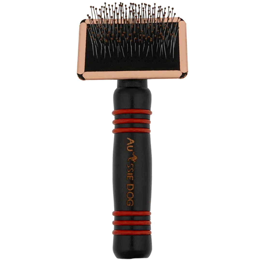 Extra Long Mini Super Soft Pin Brush by Aussie Dog
