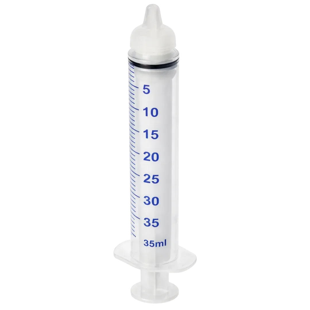 Small Threaded Syringe Nipple Feeders, 10ml (5-Pack) by Puppywarmer - Image 2