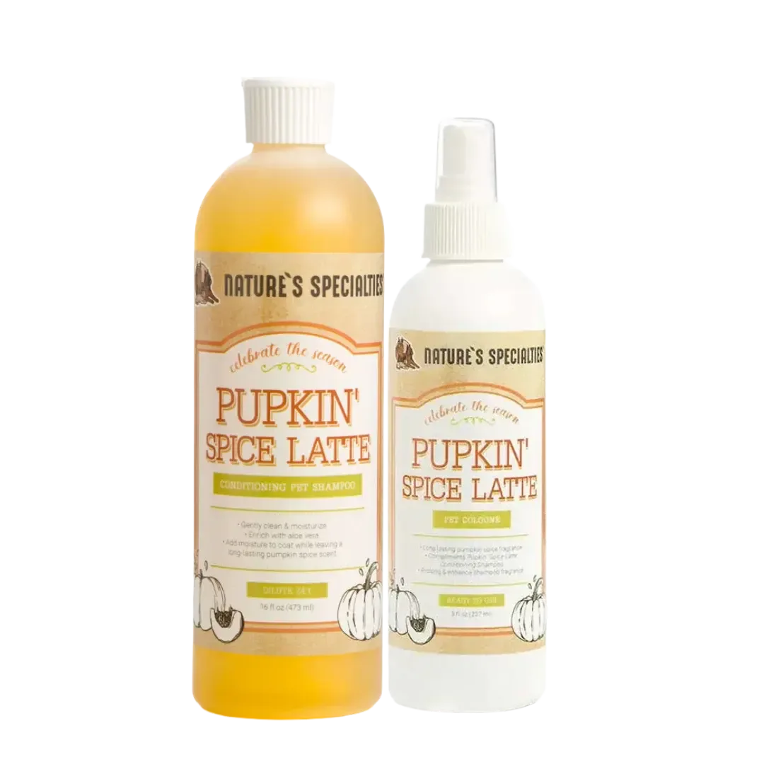 Pupkin Spice Latte Shampoo 16oz and Cologne 8oz Bundle by Nature's Specialties - Image 2