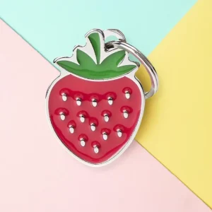 Sweet as a Strawberry Custom Pet ID Tag