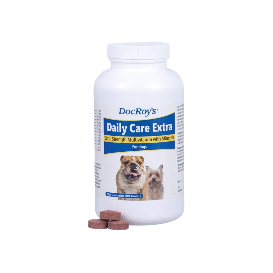 Daily Care Extra Canine 180ct by Doc Roy's