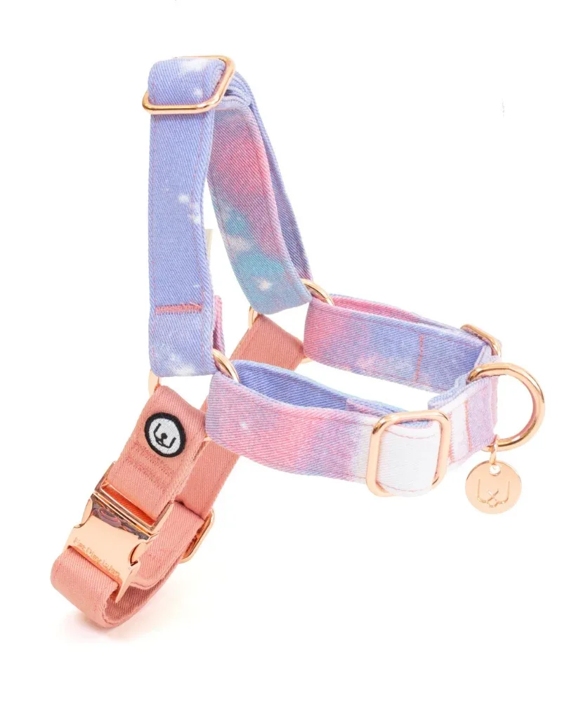 Adjustable No-Pull Dog Harness in Cotton Candy(FINAL SALE)