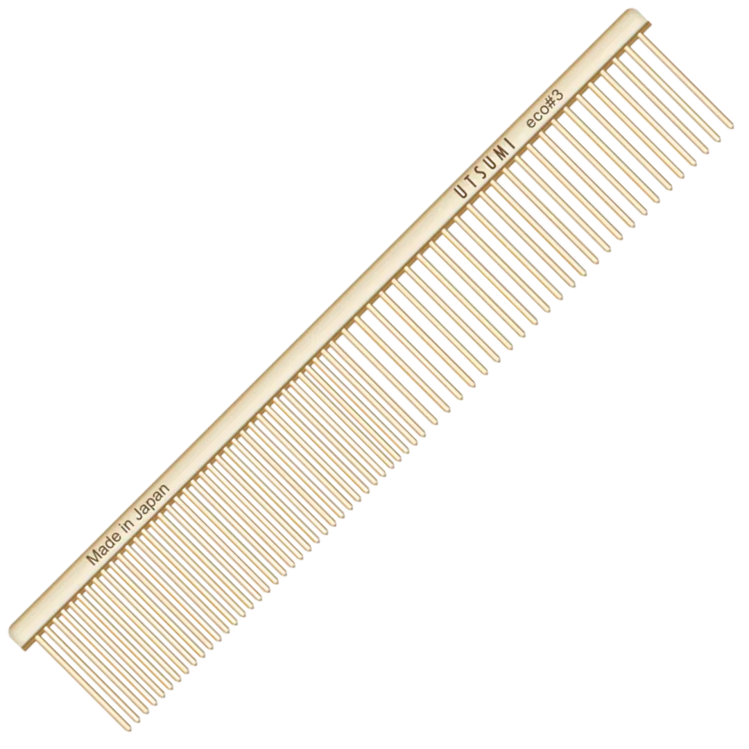 7.5" ECO #3 Comb Gold by Utsumi