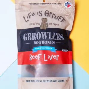 Growlers Dog Bones in Beef Liver