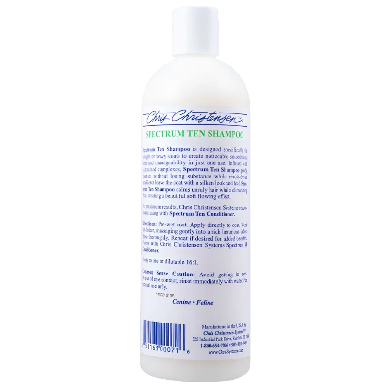 Spectrum Ten Shampoo 16oz by Chris Christensen - Image 2