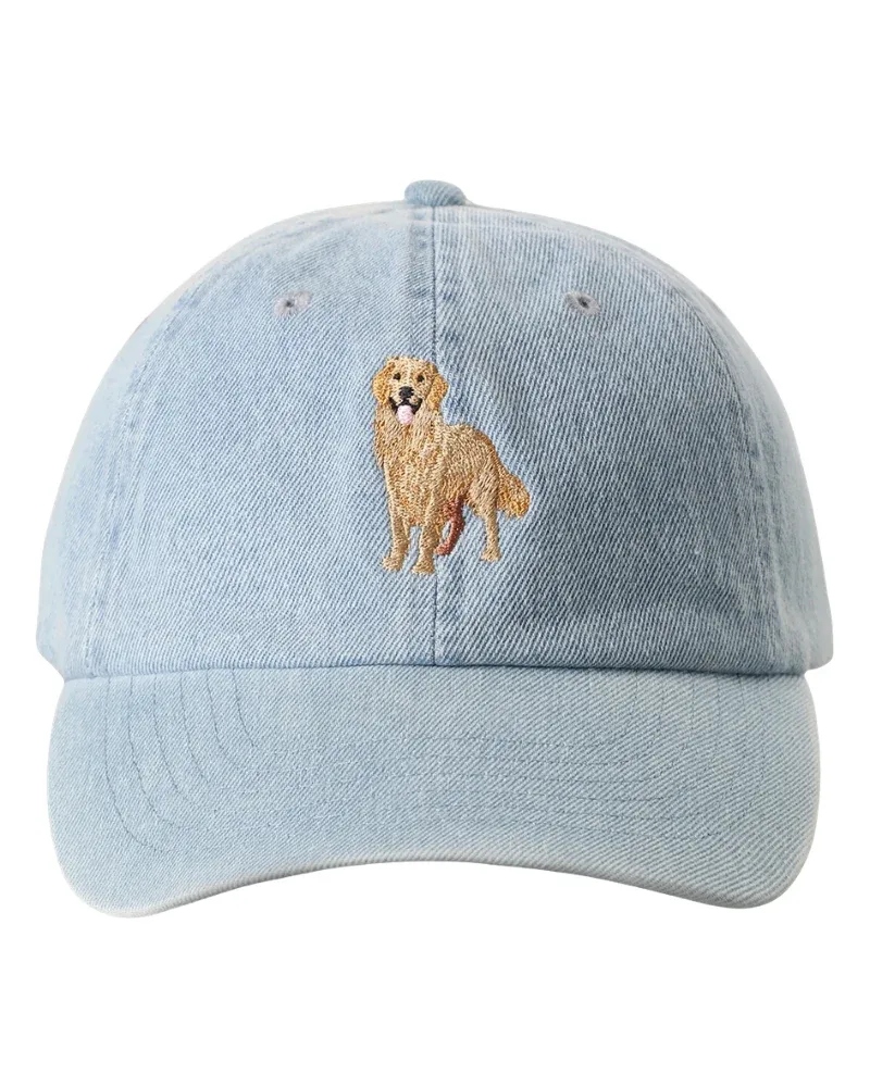 Golden Retriever Embroidered Denim Hat