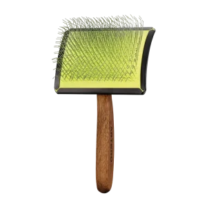 Maya Curved Slicker Brush Short Pin Large by Artero