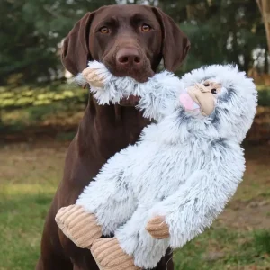 Yeti Squeaky Plush Dog Toy