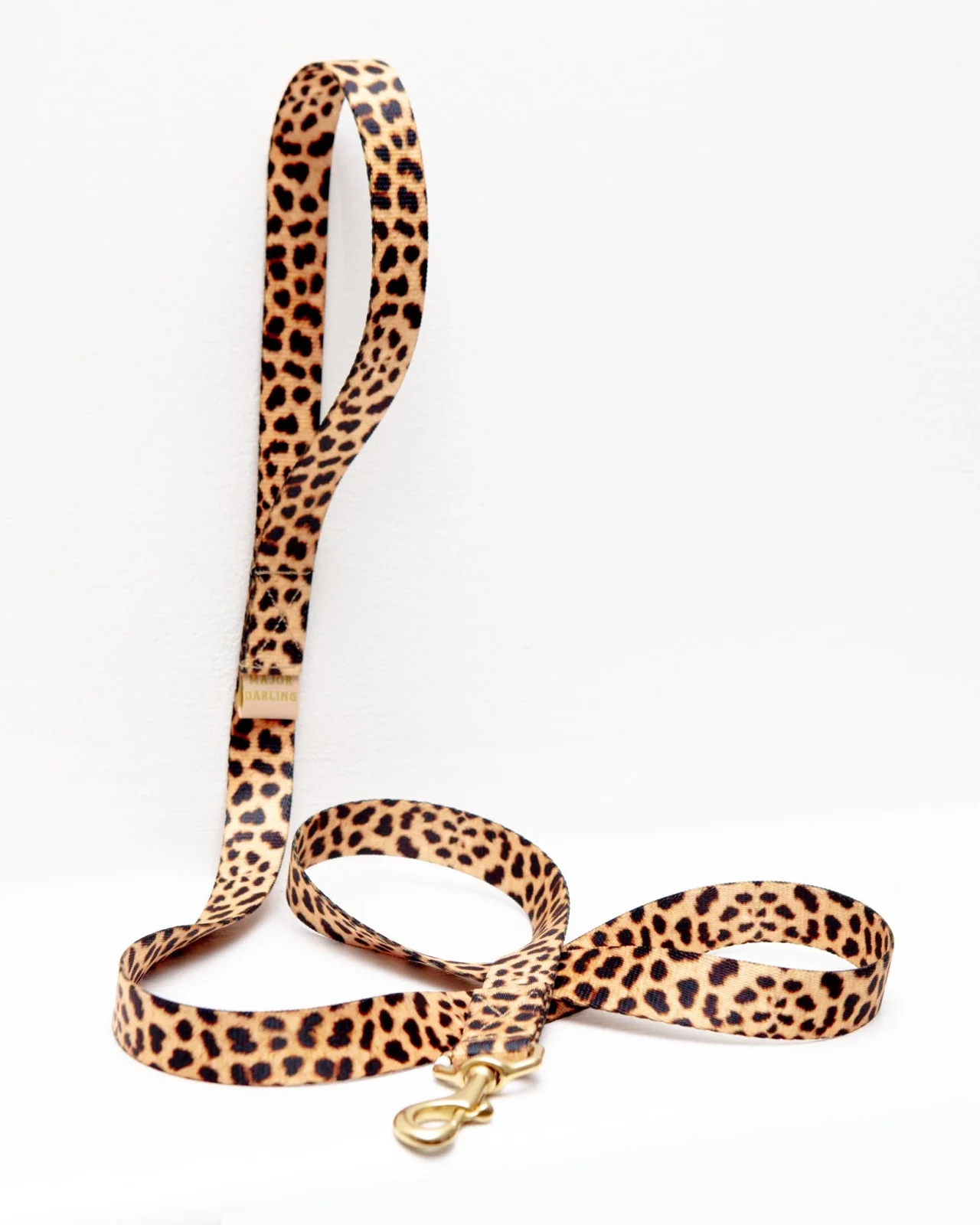 Basic Nylon Dog Leash in Leopard (Made in the USA)