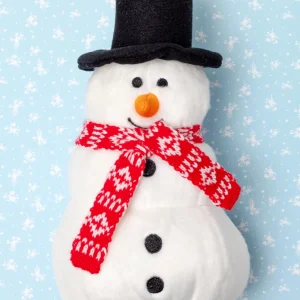 Jack Snowman Plush Dog Toy