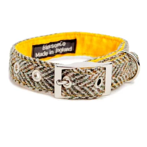 Eriskay Harris Tweed Dog Collar (FINAL SALE)