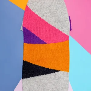Asymmetric Dog Sweater in Grey <>