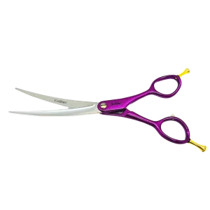Colibri Curved Scissors Dark Purple 6.25 by Zolitta