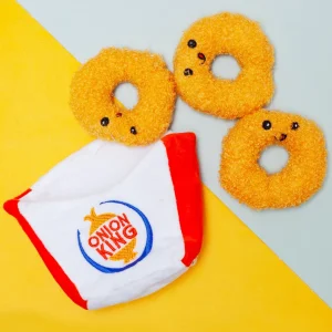 Onion King Interactive Crinkle Dog Toy