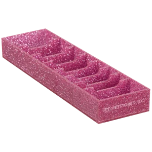 Wide 9 Blades Holder Sparkle Pink by PetStore.Direct