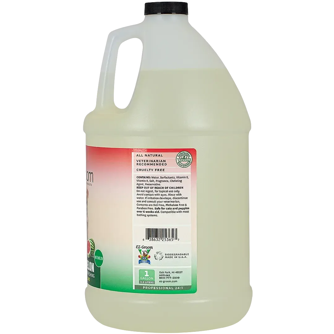 Watermelon Deodorizing 24:1 Shampoo Gallon by EZ-Groom - Image 2