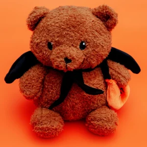 Count Fuzzy Bag Bear Squeaky Ball Dog Toy