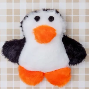 Penguin Plush Squeaky Dog Toy (Made in the USA)
