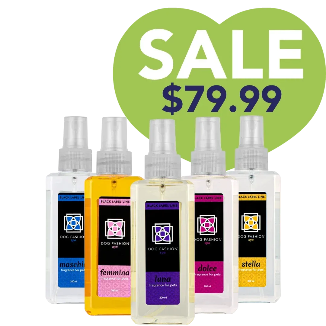 Five Best Selling Fragrances 200ml by Dog Fashion Spa Bundle