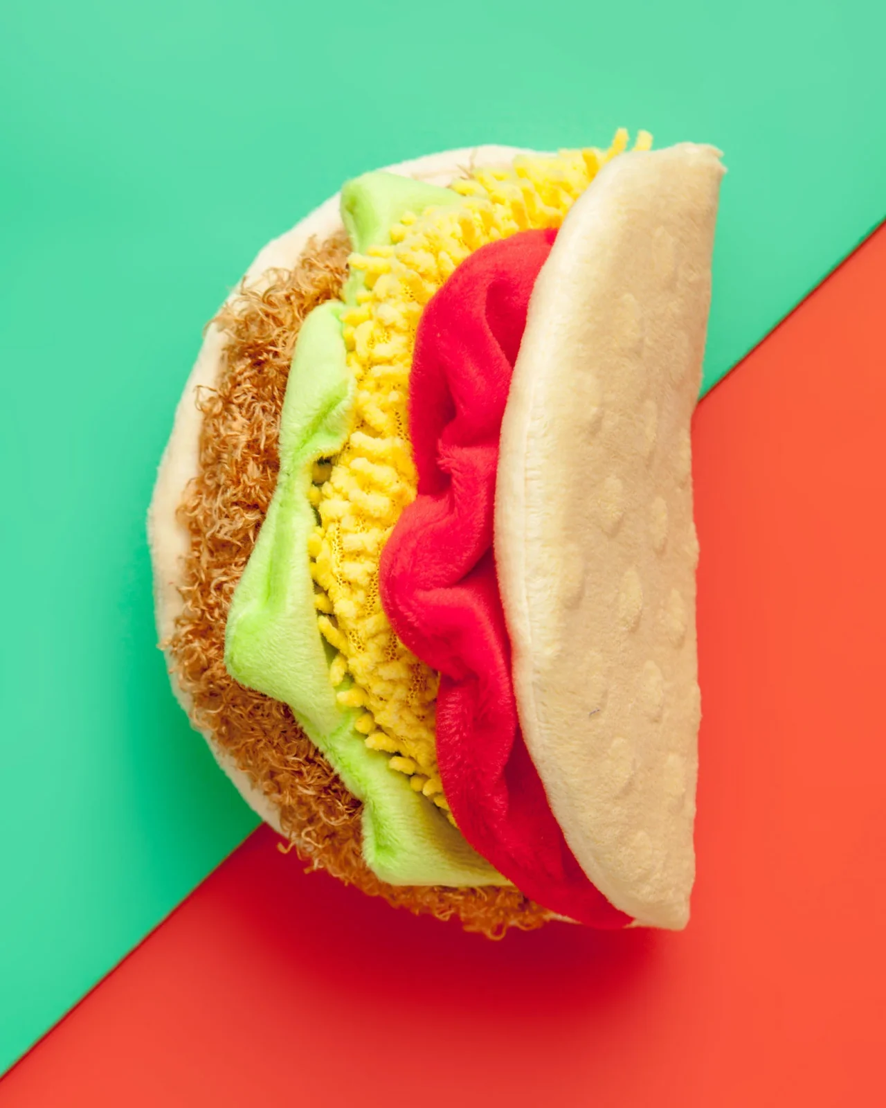Taco Tuesday Crinkle & Squeaky Dog Toy