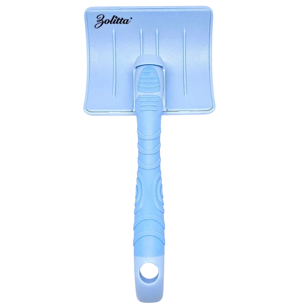 Good Boy Large Plastic Handle Slicker Brush Blue by Zolitta - Image 2
