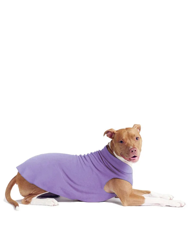 Pullover Stretch Dog Fleece in Lavender - Image 2