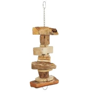 All Living Things® Natural Munch Tower Bird Toy - Chew Toy for Medium & Large Birds