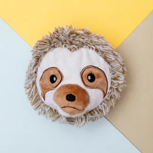 Ez Squeaky Sloth Ball Dog Toy (4")