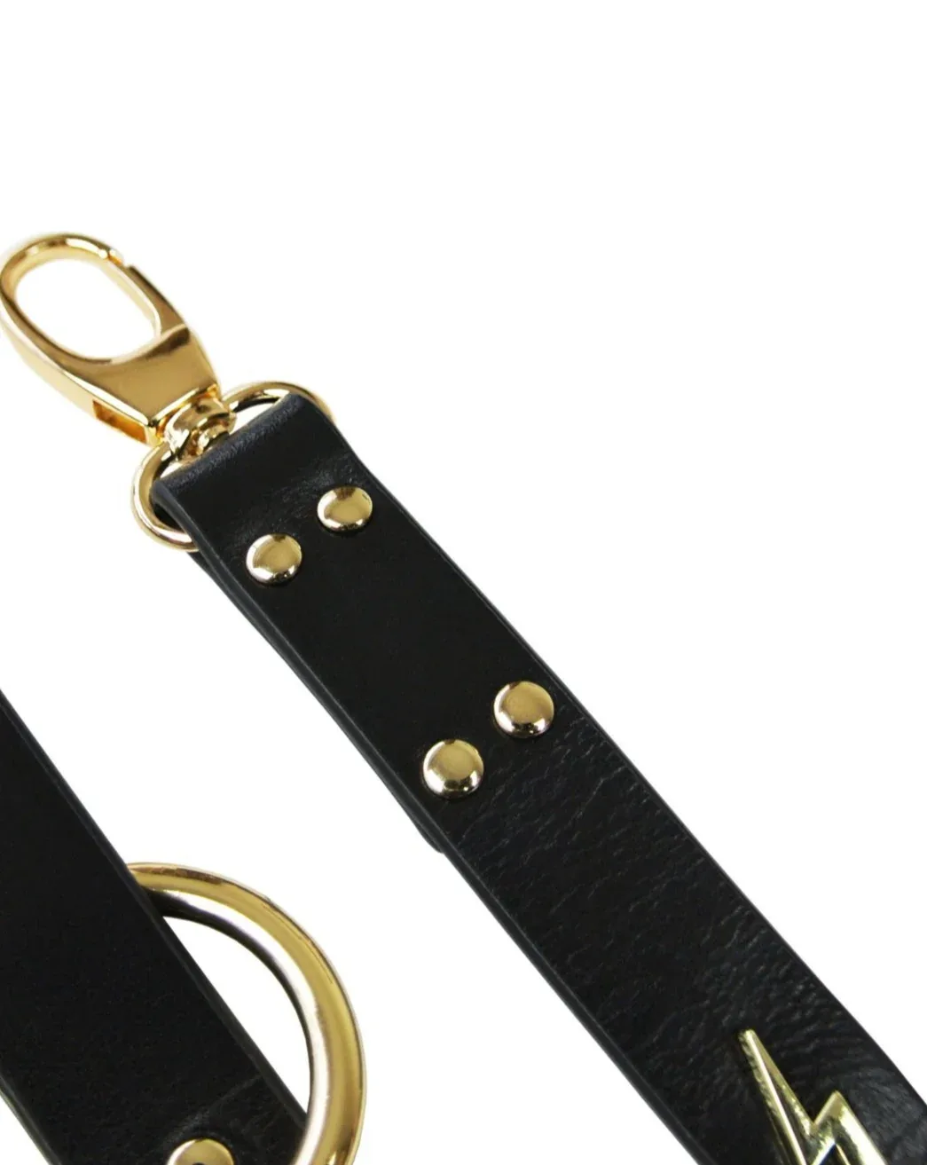 Lightning Bolt Leather Dog Lead <> - Image 2