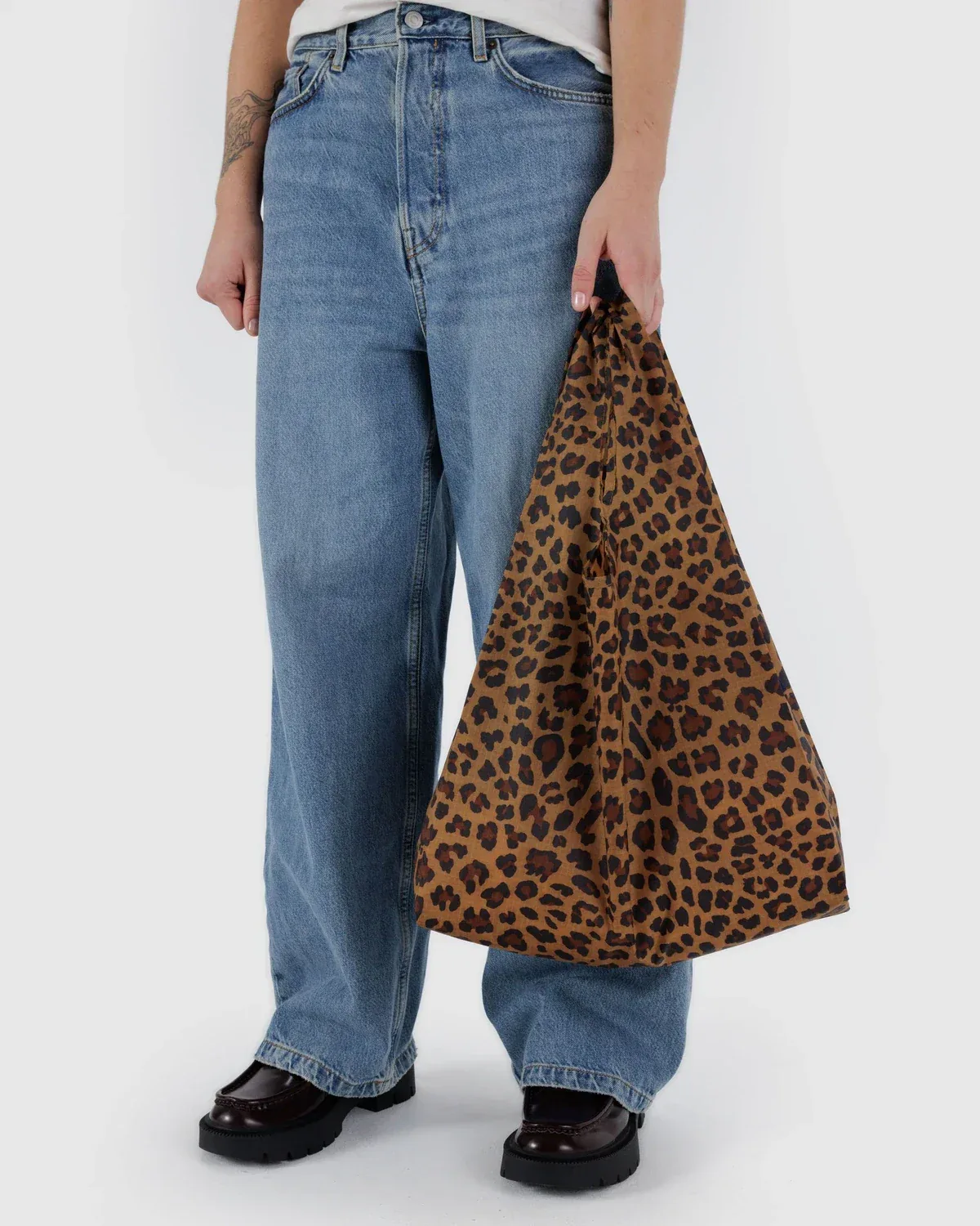 Standard Baggu Reusable Bag in Leopard