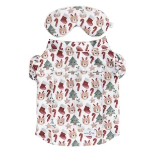 Jingle Bells Pajamas + Human Eye Pillow