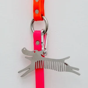 Dog Tick Comb Tool w/ Keychain Attachment