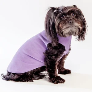 Pullover Stretch Dog Fleece in Lavender