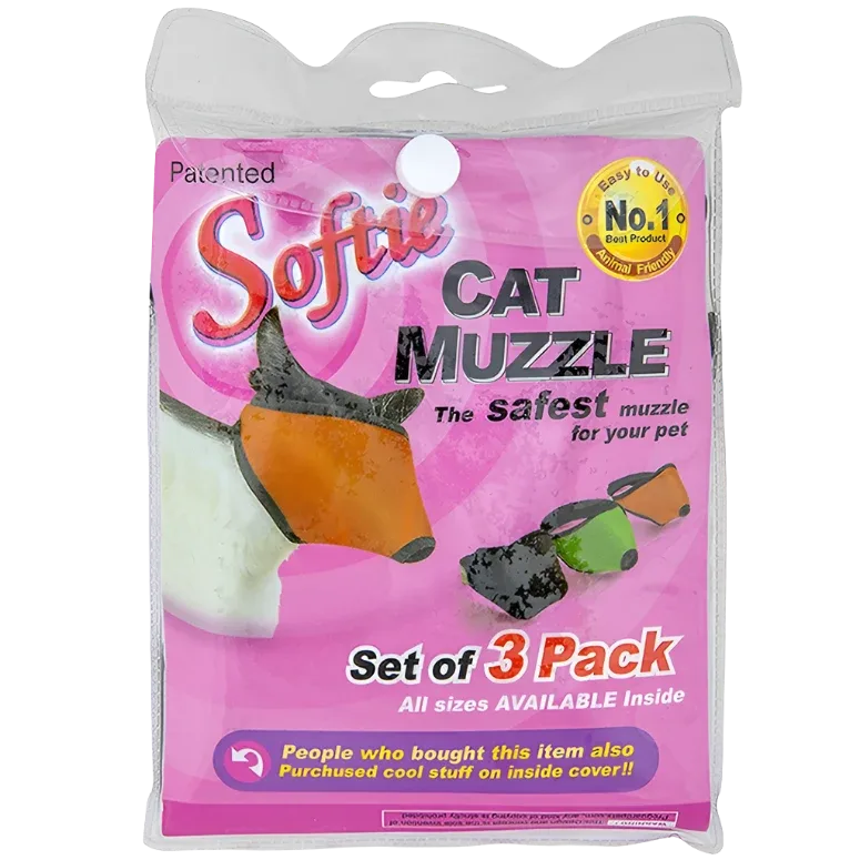 Softie Cat Muzzle Set of 3 by Proguard - Image 2