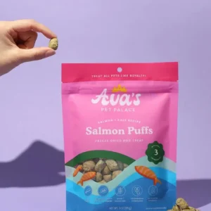 Freeze-Dried Salmon Puffs Dog Treats