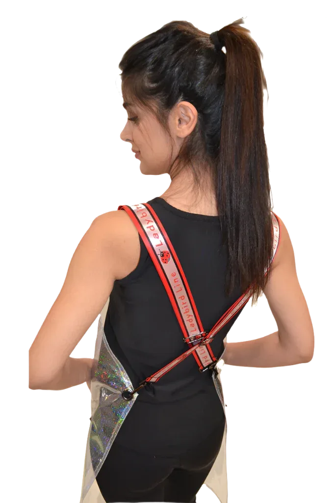Clear Sparkle Signature Apron by Ladybird Line - Image 2