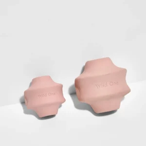 Twist Toss Dog Toy in Blush