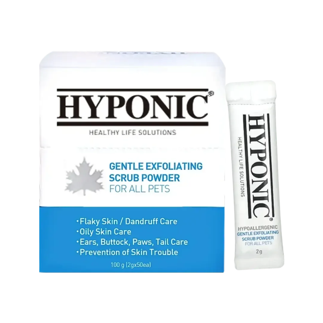 Gentle Exfoliating Scrub Powder for all pets 100g (2g X 50pack) by Hyponic