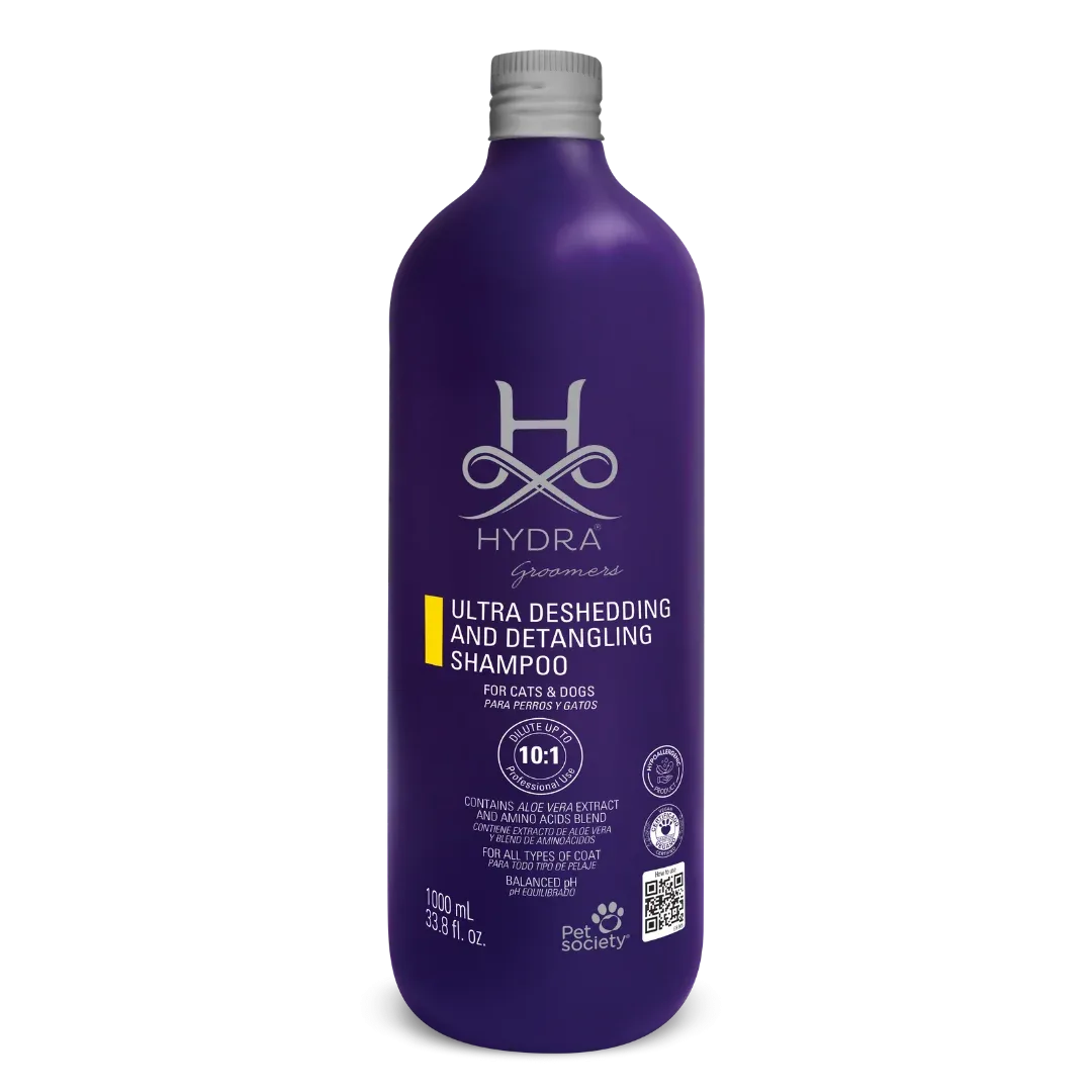 Ultra Deshedding and Detangling Shampoo 33.8oz by Hydra