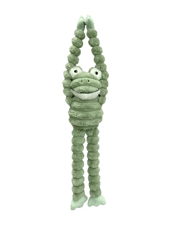 Flippy the Funny Frog Squeaky Plush Dog Toy (36")