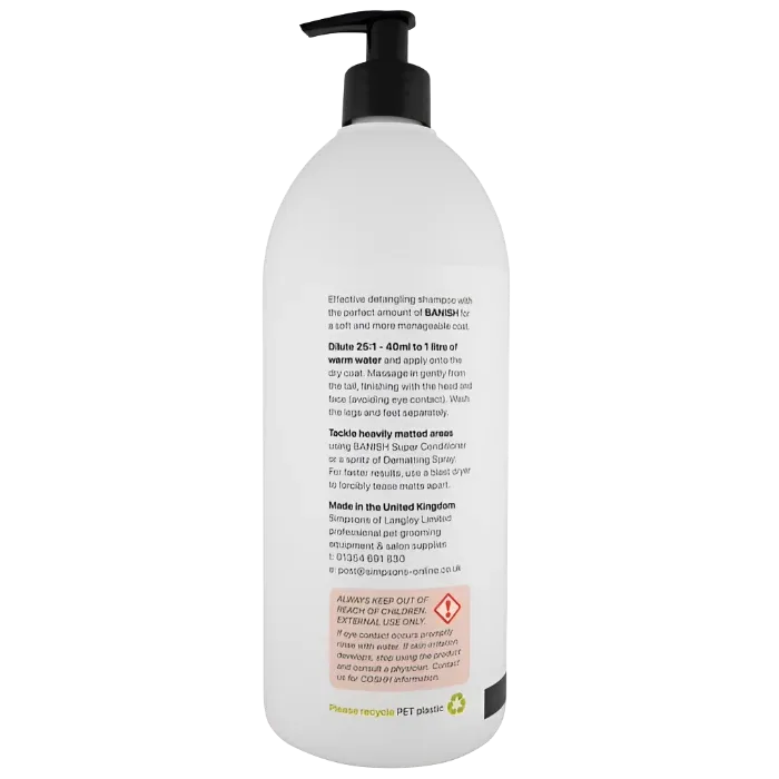 Detangling Shampoo 33oz by Banish - Image 2